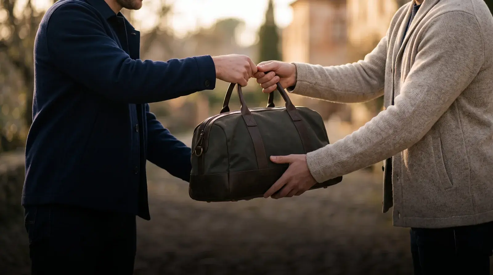 A found item handed back to its grateful owner